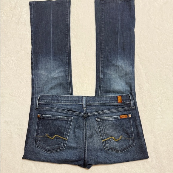 7 For All Mankind Size 29 Straight Leg Jeans - Picture 3 of 5